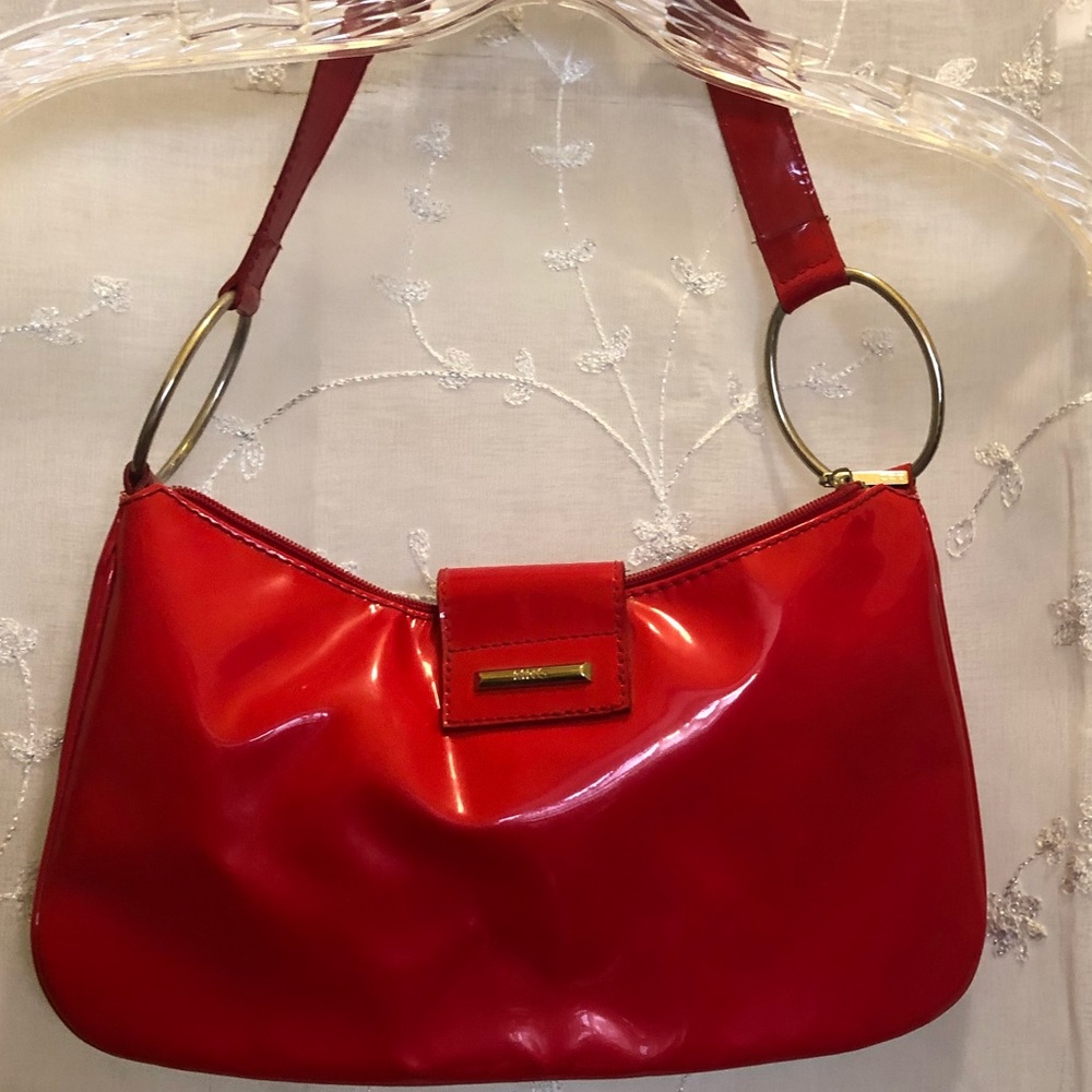 MNG red handbag